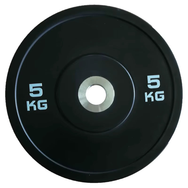 Wholesale Barbell Set Weight Plates Bar Colorful Rubber Coated Cast Iron Weight Disc Fitness Gym Weight Plate