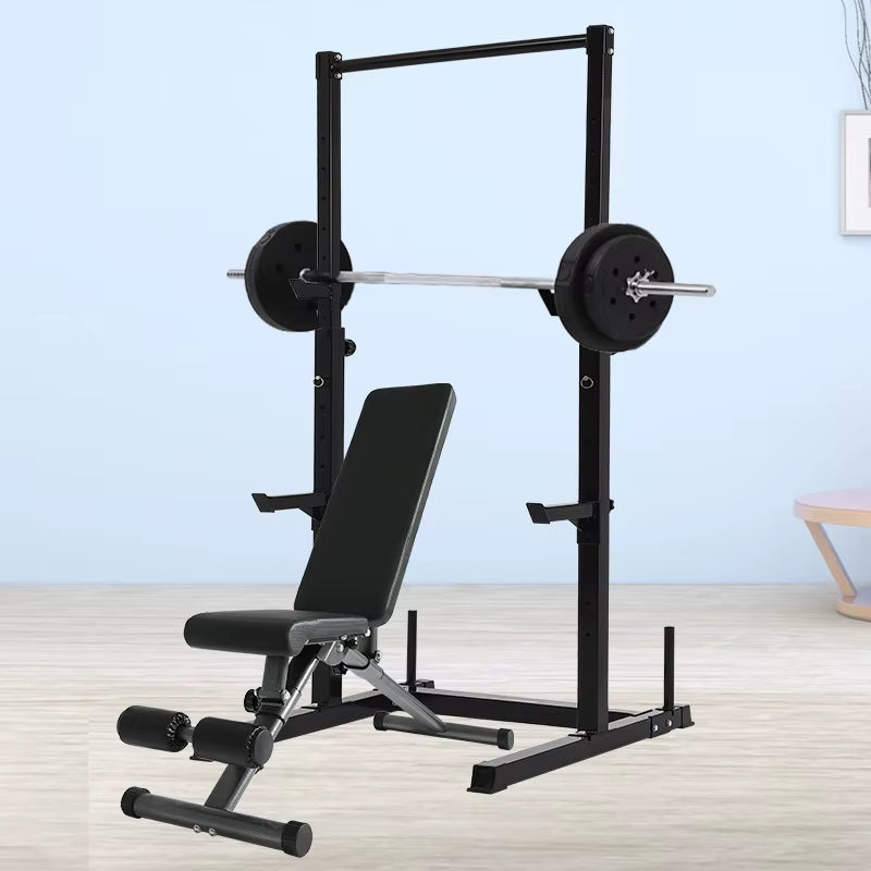 Fitness Gym Equipment Squat Rack Adjustable Barbell Rack Comprehensive Fitness Training Rack