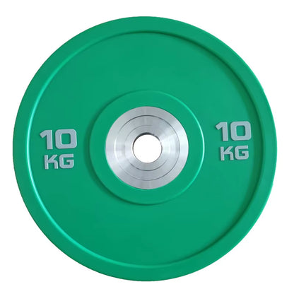 Wholesale Barbell Set Weight Plates Bar Colorful Rubber Coated Cast Iron Weight Disc Fitness Gym Weight Plate