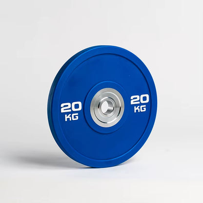 Wholesale Barbell Set Weight Plates Bar Colorful Rubber Coated Cast Iron Weight Disc Fitness Gym Weight Plate